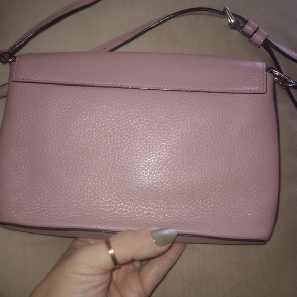 Kate Spade  New York Sadie Envelope crossbody Bag Pink Saffiano Leather - Picture 6 of 9